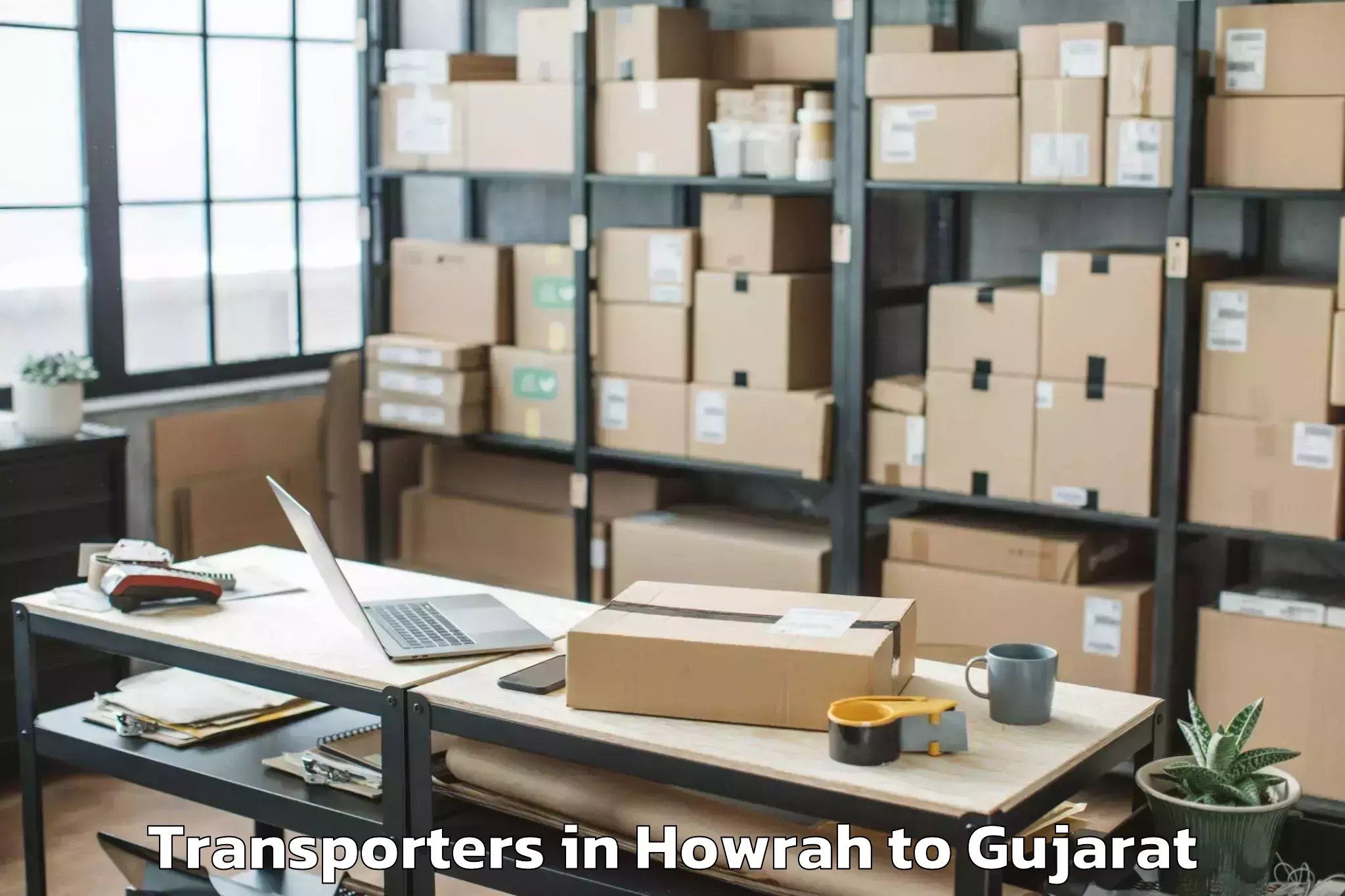 Get Howrah to Sagbara Transporters